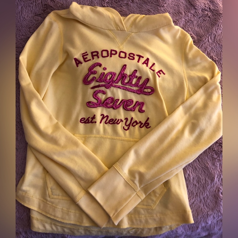 Yellow Aéropostale Hoodie